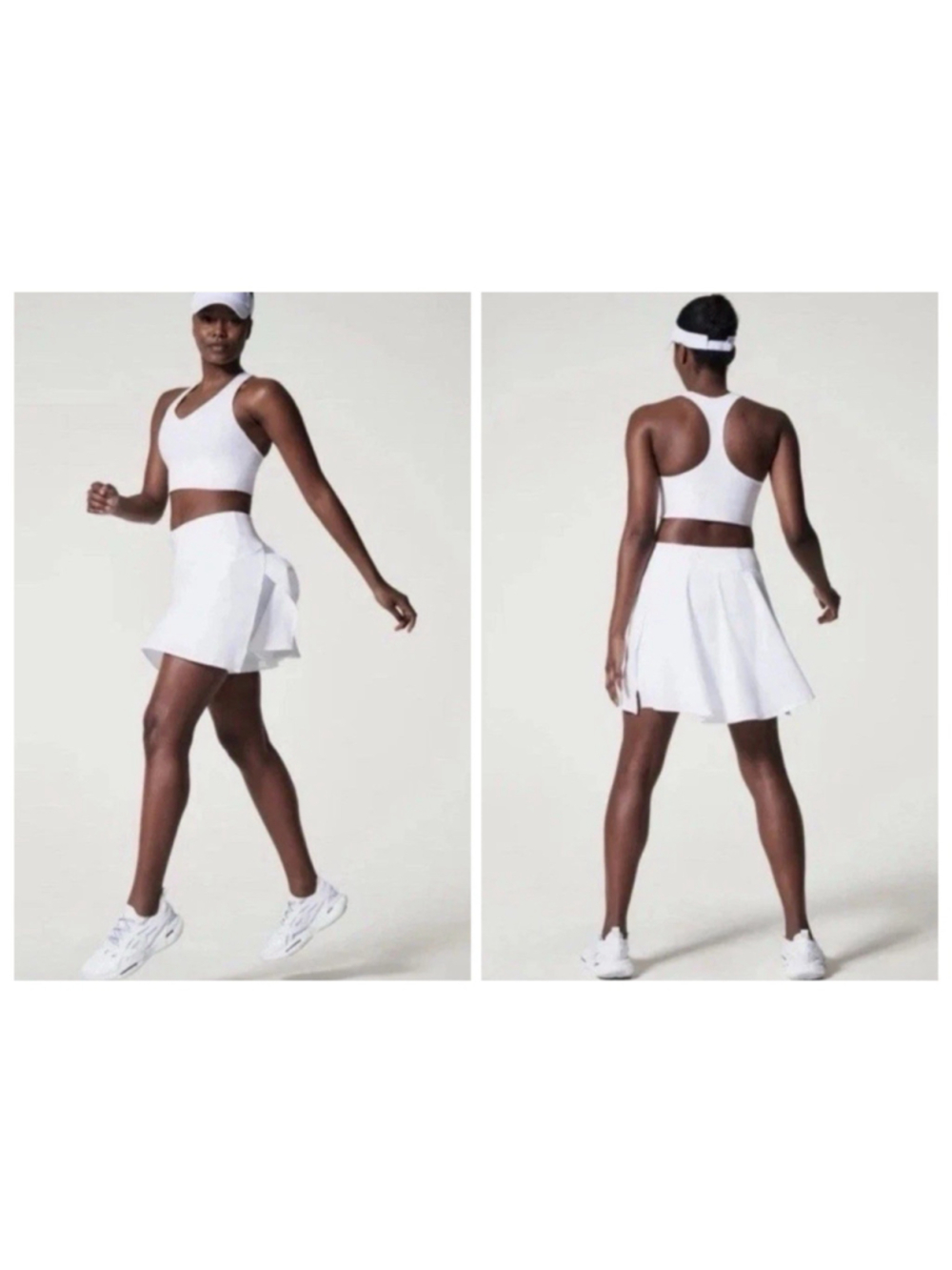 Spanx Get Moving Skort Womens Size XL White Pull On Athleisure Tennis Sport